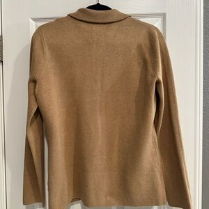 J Crew sweater blazer, NWT in beige size Small
